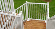 Hand Railing Fence Panels In White