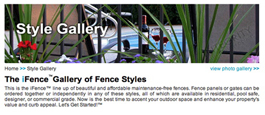 Online Tool of All 18 Styles of Aluminum Fencing Gallery