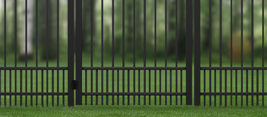 Aluminum Classic Pickets Puppy Safe Fencing Option